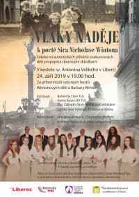 Koncert Vlaky naděje připomene záchranu Wintonových dětí 